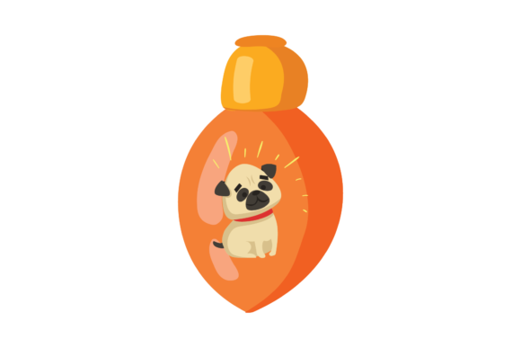 Christmas Lamp Ball Animal Dog