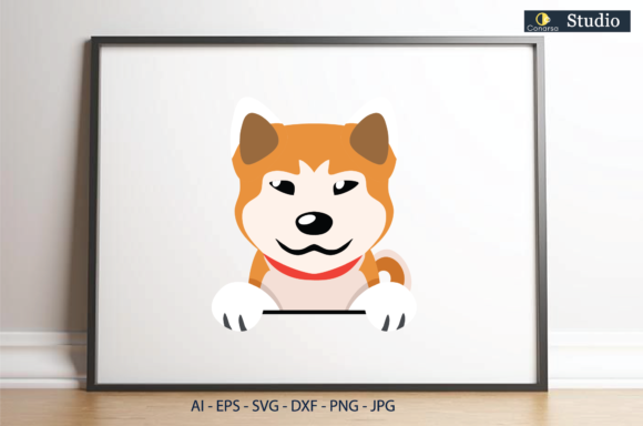 Dog Orange Svg Eps Jpg Png