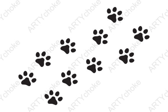 Dog Paw SVG for Cricut