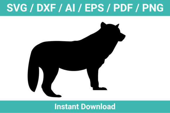 Dog Silhouette SVG Cut File