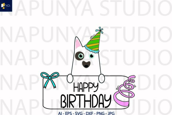 Embroidery Design Review: Dog , Birthday Svg