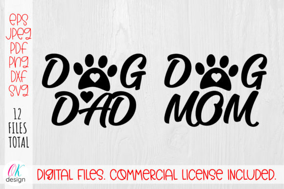 Embroidery Design Review: Dog Mom and Dog Dad SVG Bundle